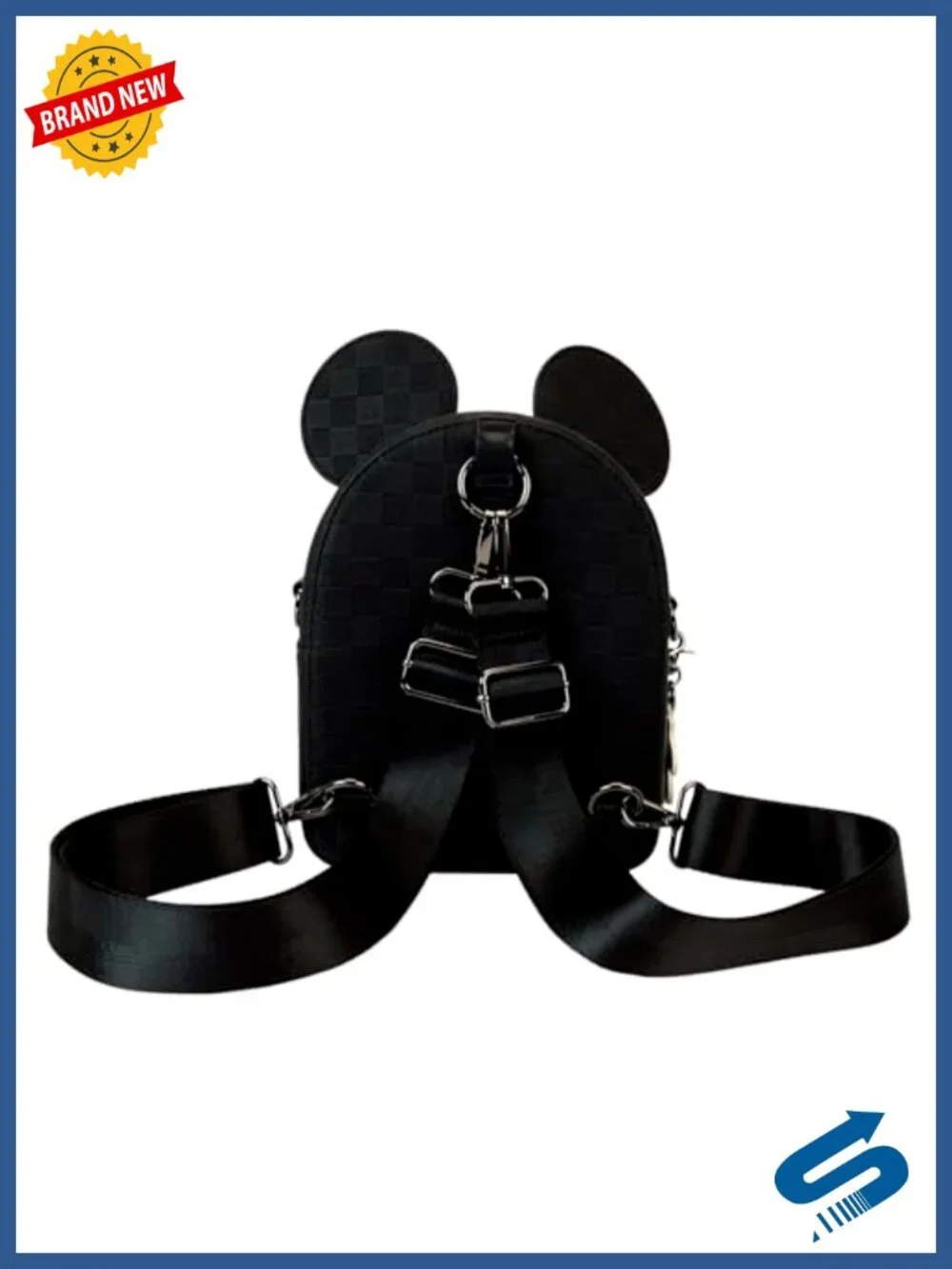 Vegan Leather Convertible Mini Backpack & Crossbody Bag